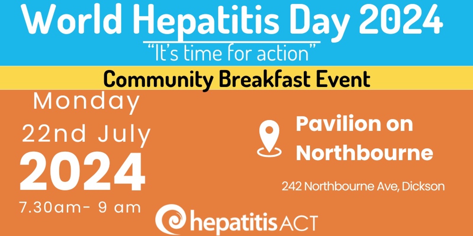 Banner image for World Hepatitis Day breakfast