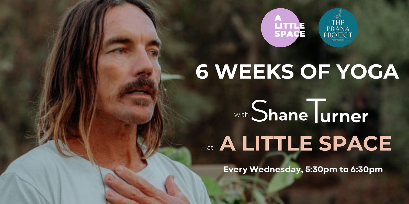 Banner image for Six Weeks Of Yoga with Shane At A Little Space (August - September)