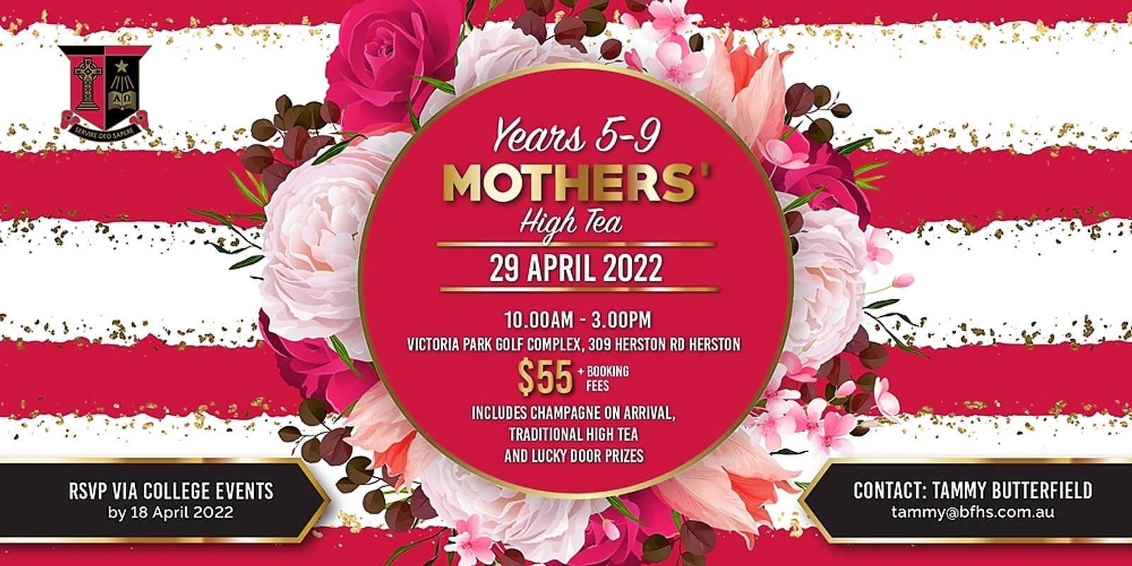 Banner image for 2022 Years 5 - 9 Mothers' High Tea