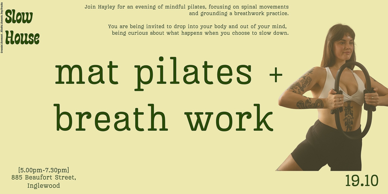 Banner image for Slow House - Mat Pilates + Breathwork