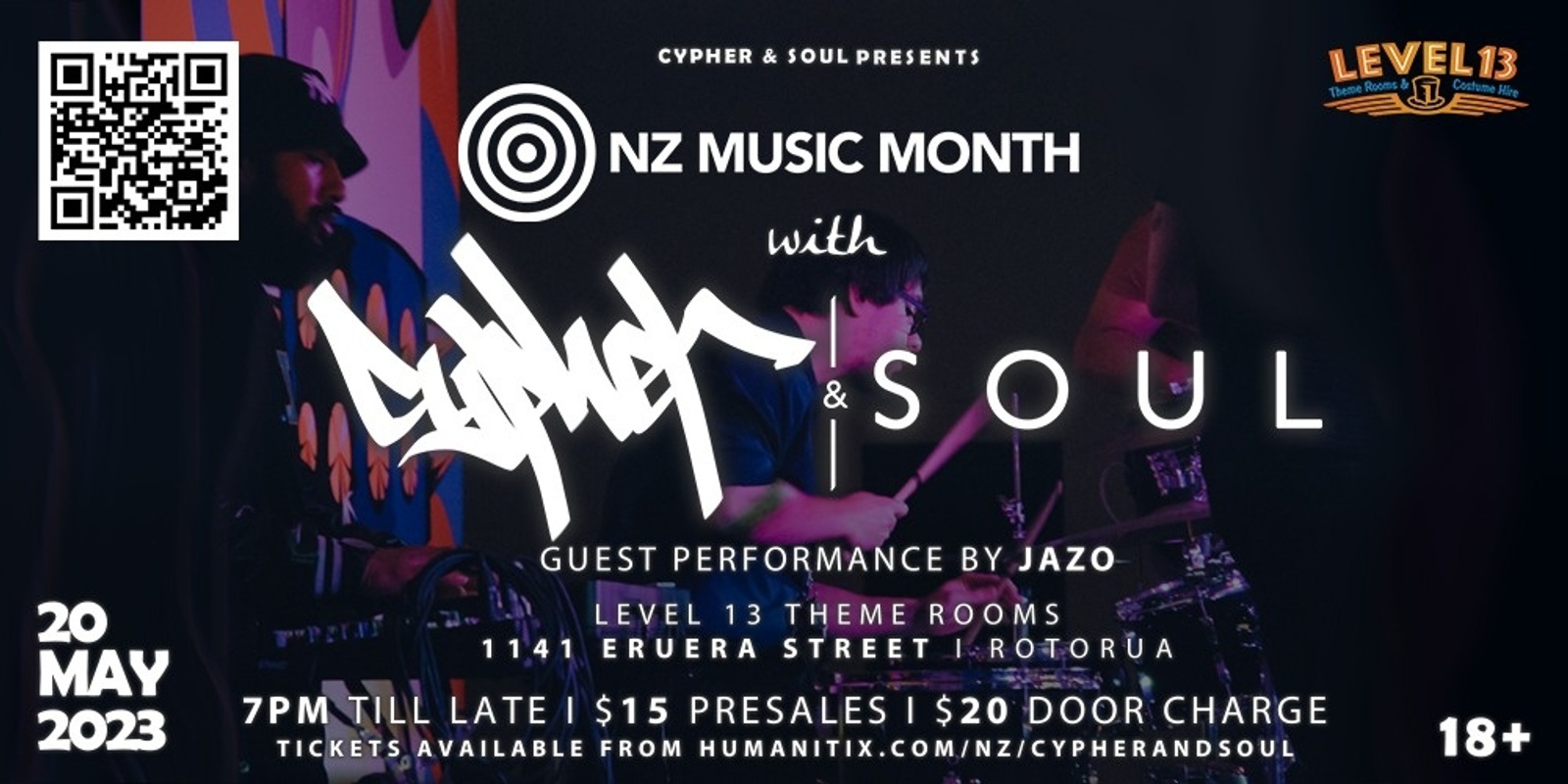 Banner image for Music Month with Cypher & Soul