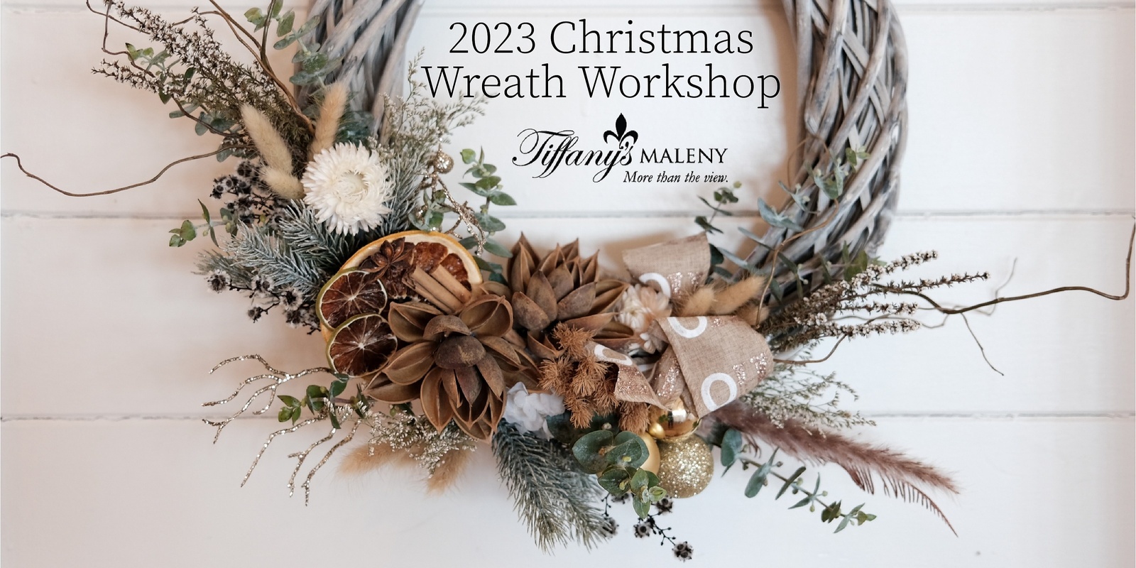 Banner image for Tiffany's Maleny Christmas Wreath Workshop