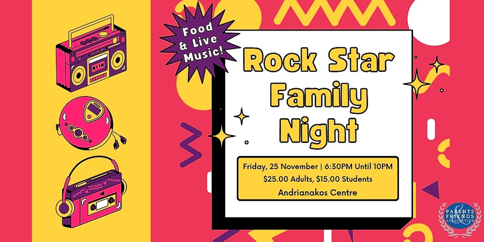 Banner image for Rock Star Family Night