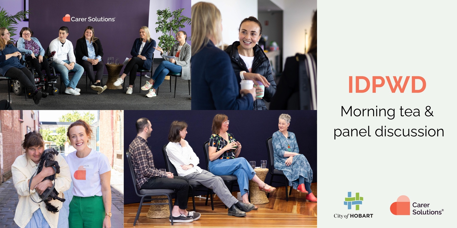 Banner image for IDPWD morning tea and panel discussion