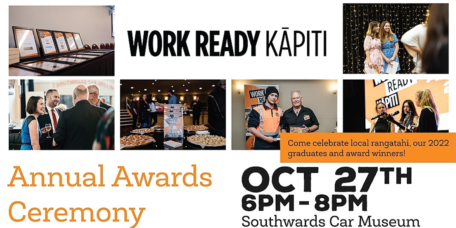 Banner image for Work Ready Kāpiti Annual Awards 2022