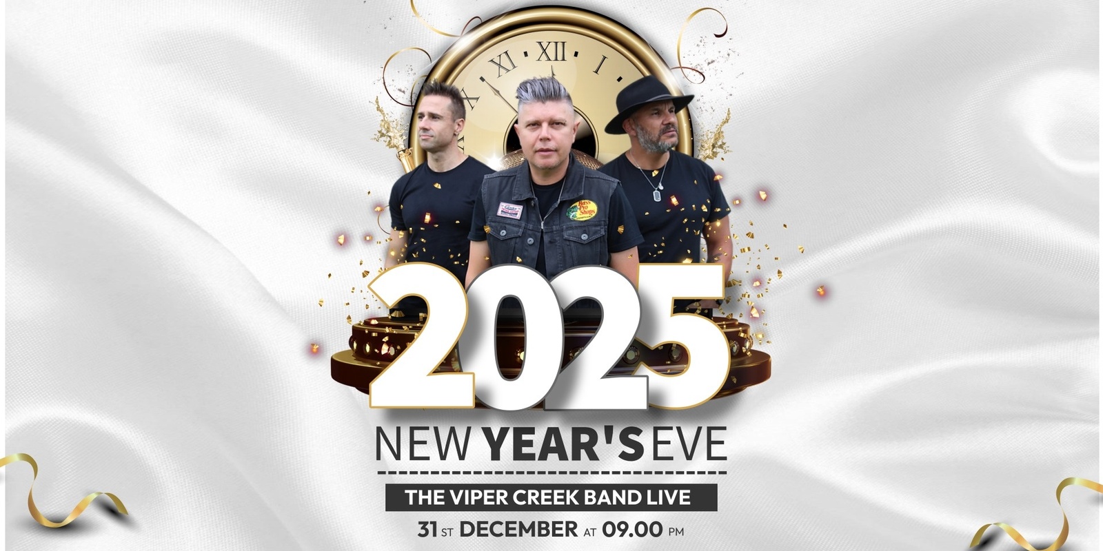 Banner image for NYE feat The Viper Creek Band @ Huntlee Tavern 