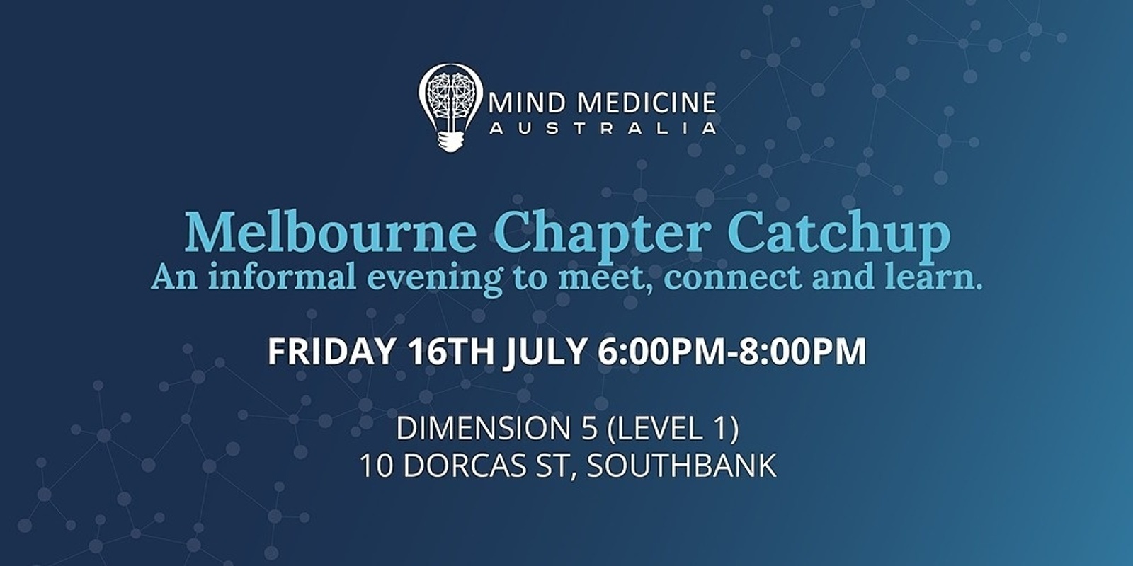 Banner image for Melbourne Chapter Catchup - An informal evening to meet, connect and learn. 
