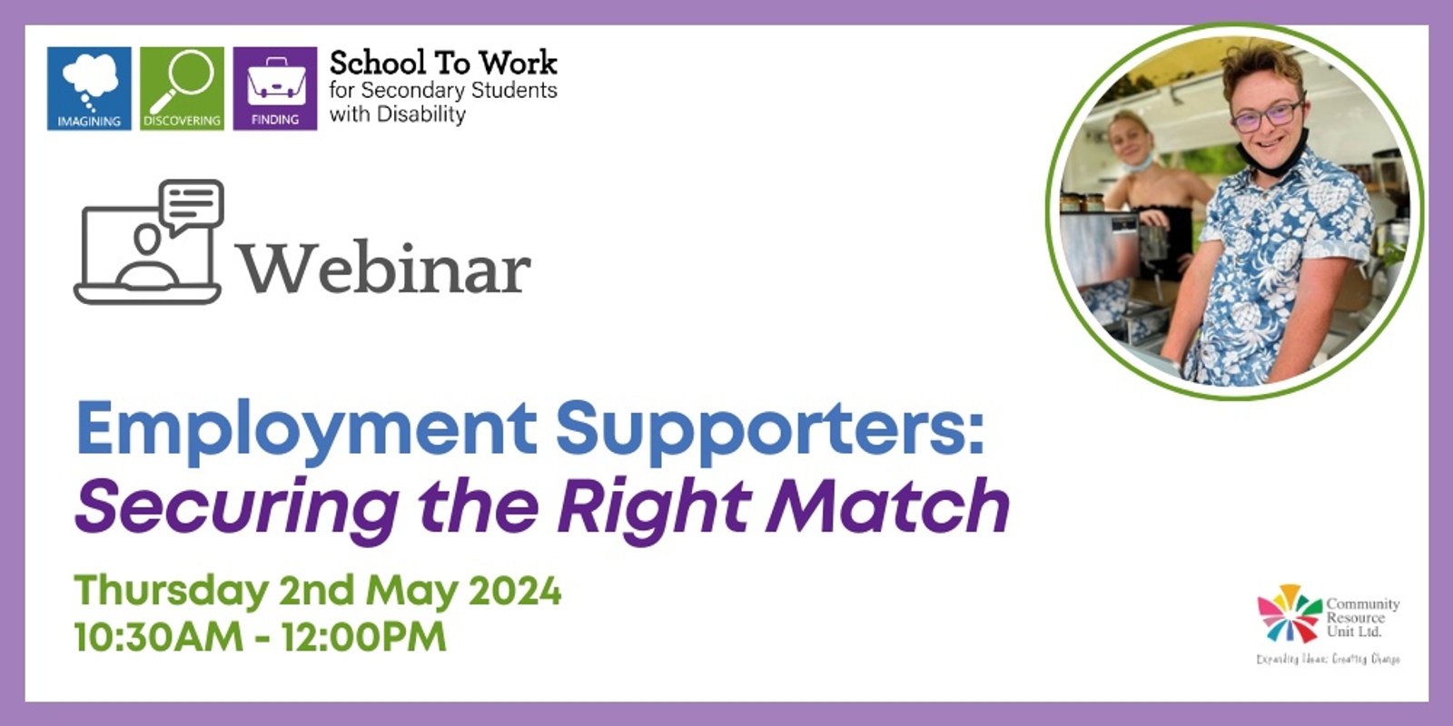 Banner image for Employment Supporters: Securing the Right Match 