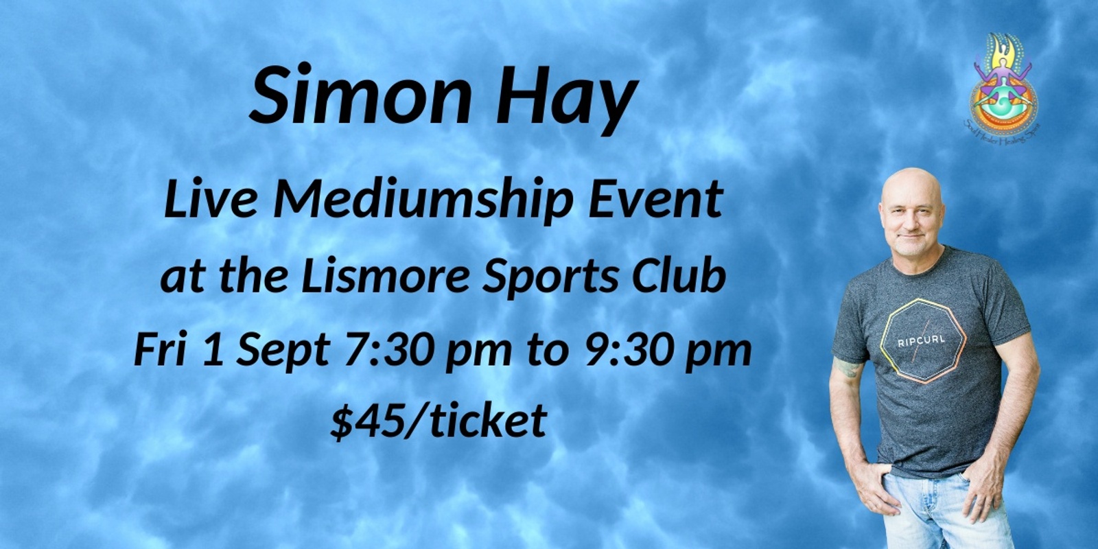 Banner image for Aussie Medium, Simon Hay at the Lismore Sports Club