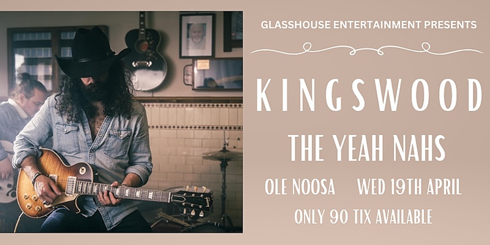 Banner image for KINGSWOOD  - Hometown Tour - Ole Noosa