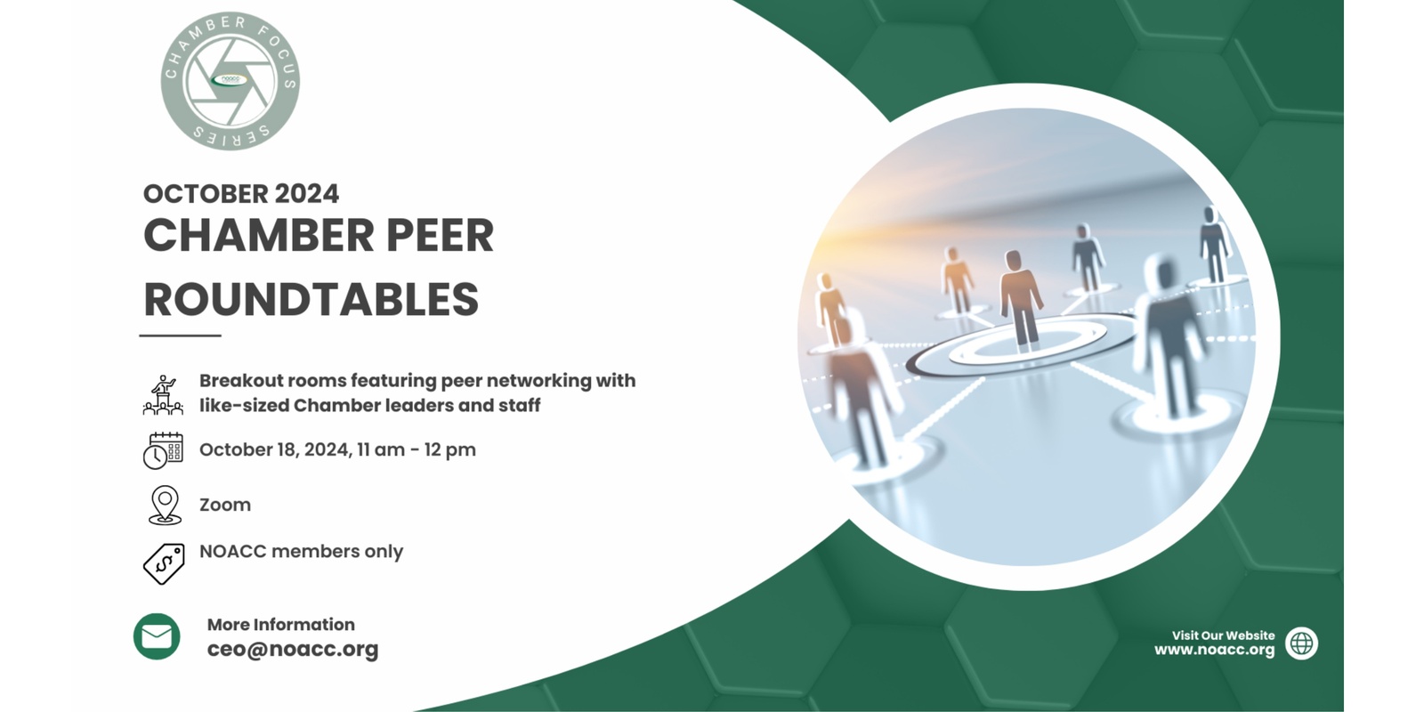 Banner image for NOACC Chamber Focus Series - Peer Networking