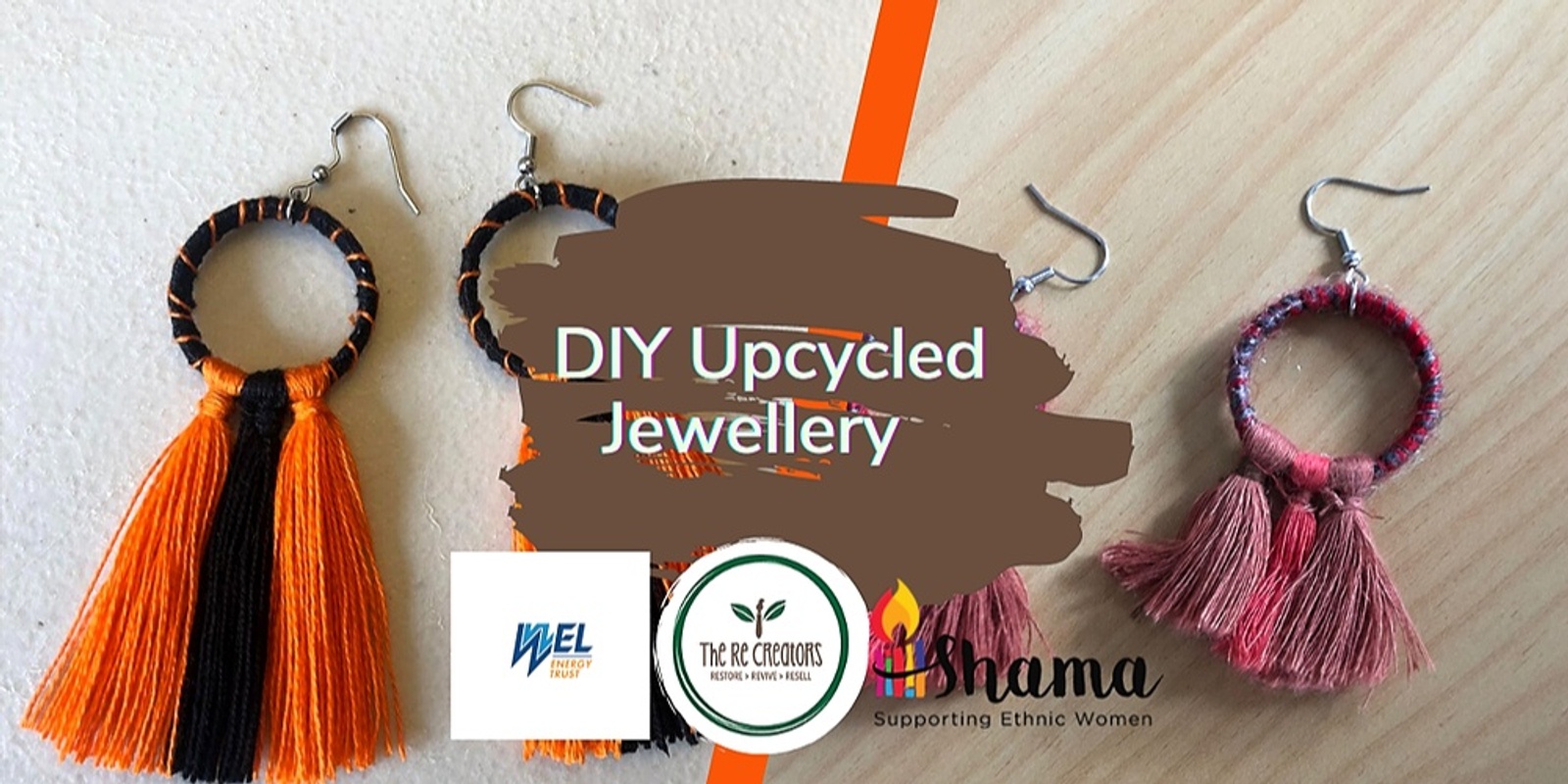 Banner image for DIY Upcycled Jewellery Shama Ethnic Women's Trust,  Monday 13 February 2.00pm-4.00 pm