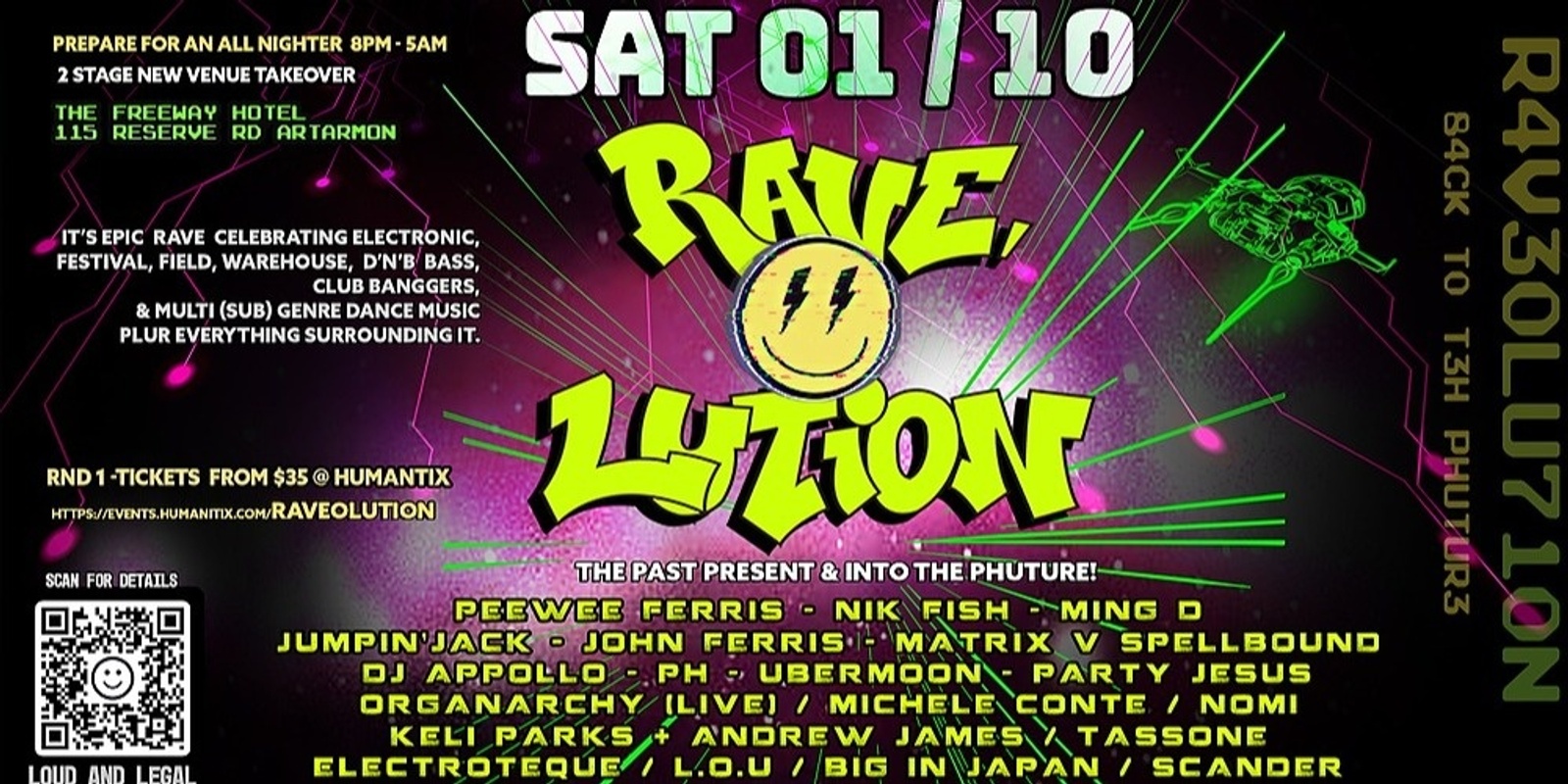 Banner image for RaveOlution - Back 2 the Phuture 