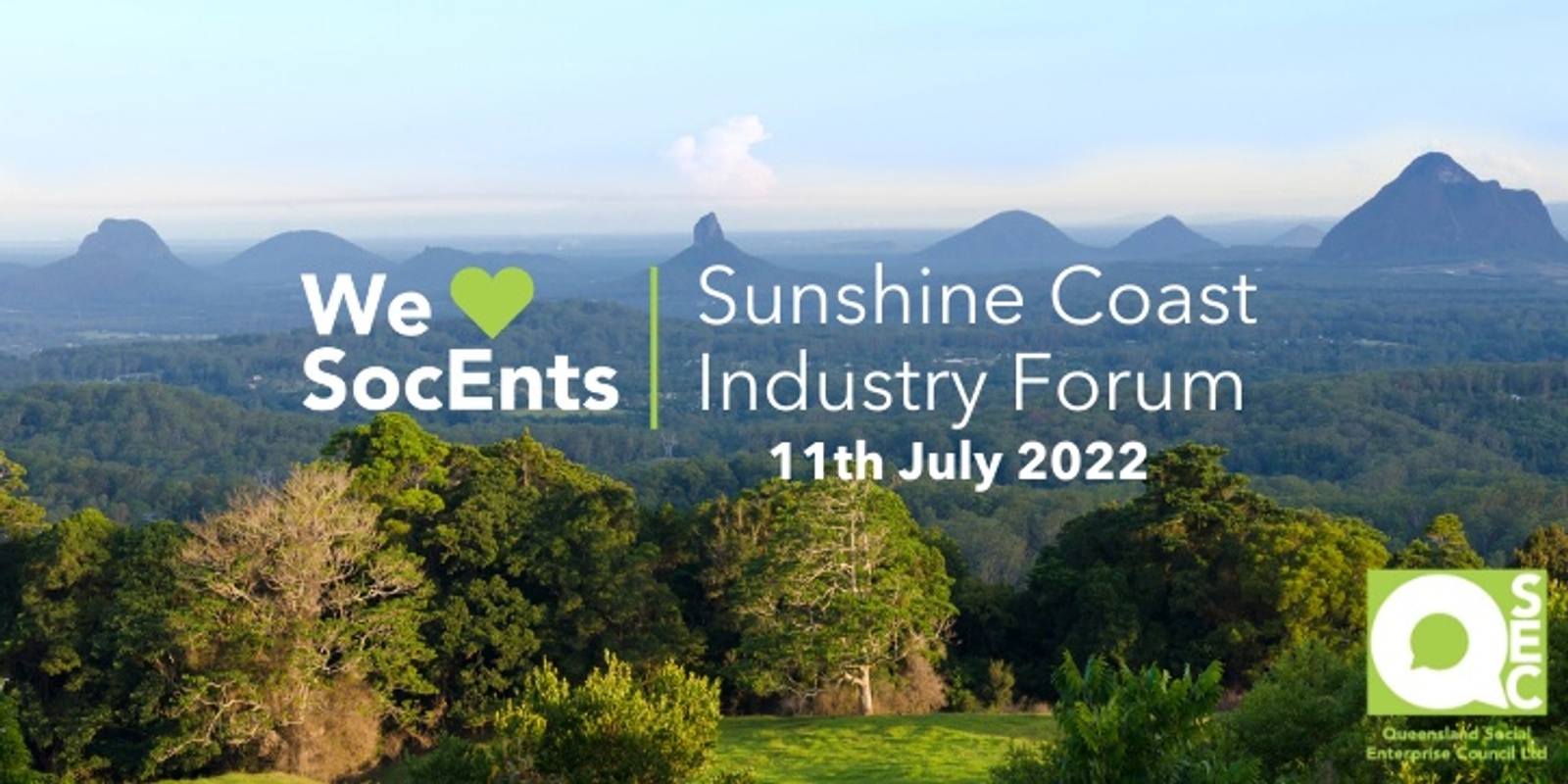 Banner image for Sunshine Coast Social Enterprise Industry Forum  #qsocent