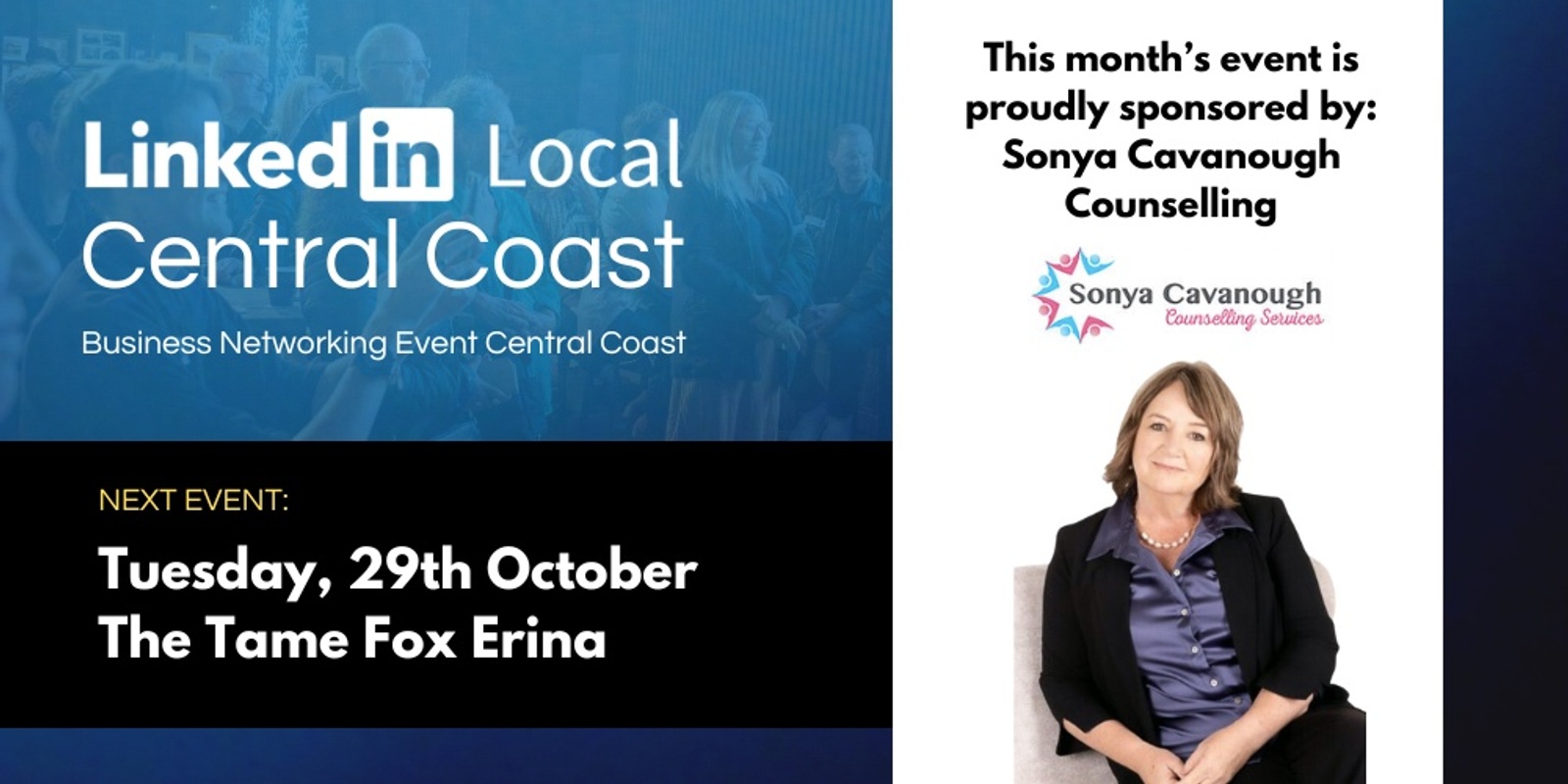 Banner image for LinkedInLocal Central Coast - Tues Oct 29 2024