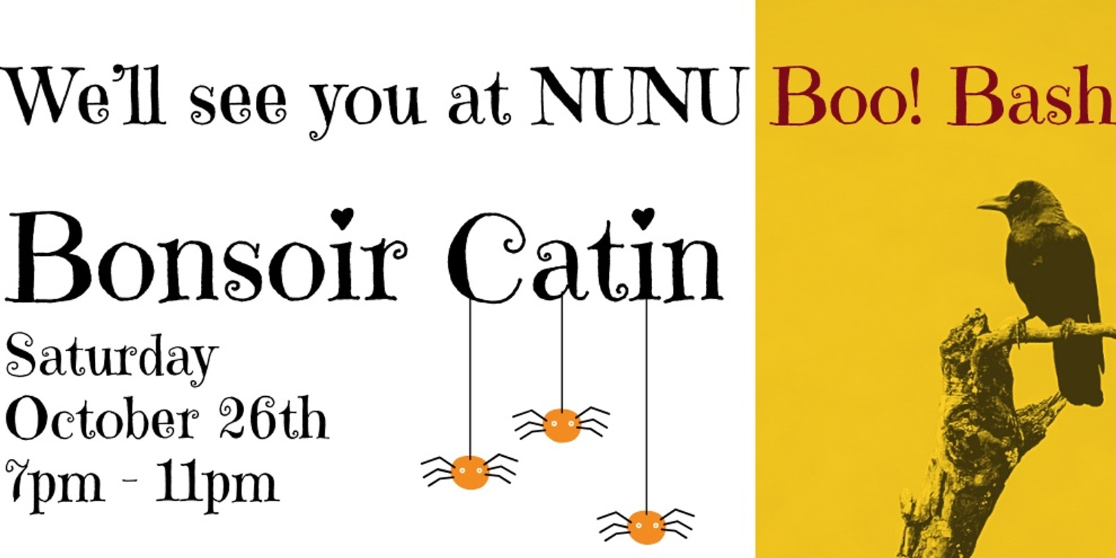 Banner image for THE NUNU BOO! BASH