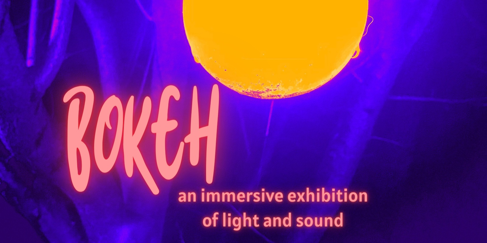Banner image for BOKEH (an immersive exhibition of light and sound)!