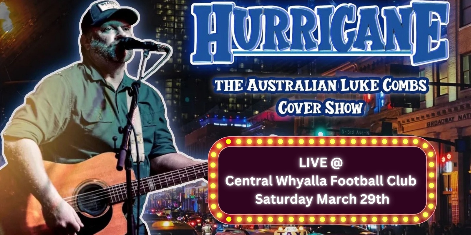 Banner image for Hurricane - The Australian Luke Combs Tribute Show 