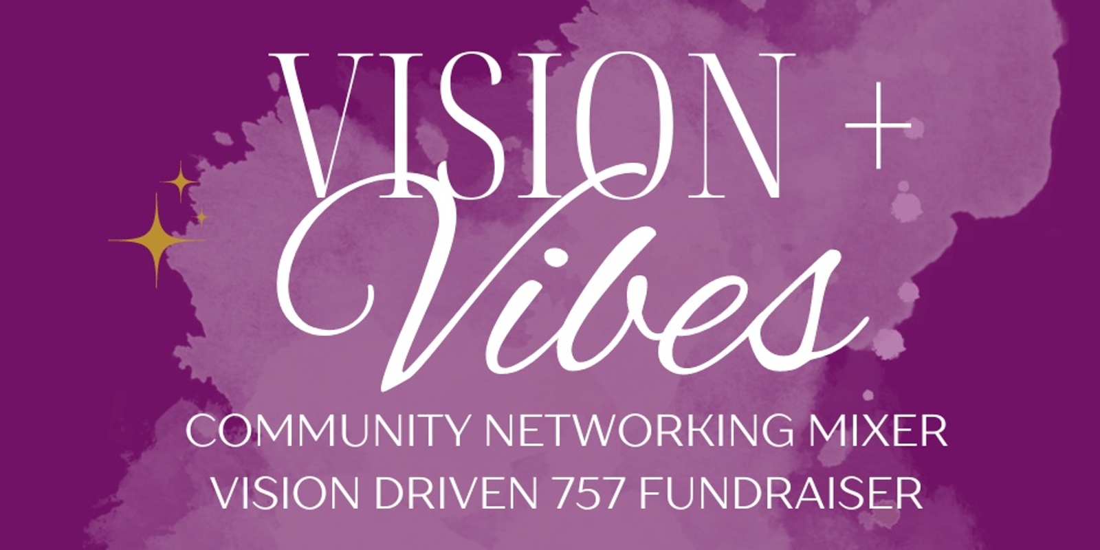 Banner image for Vision and Vibes Community Mixer