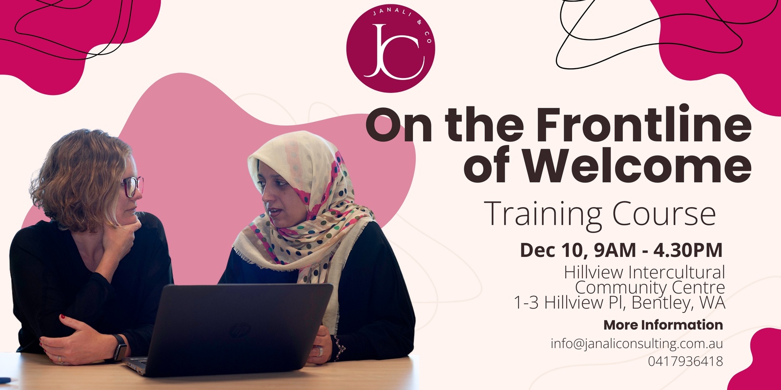 Banner image for On the Frontline of Welcome -  10th December 2024