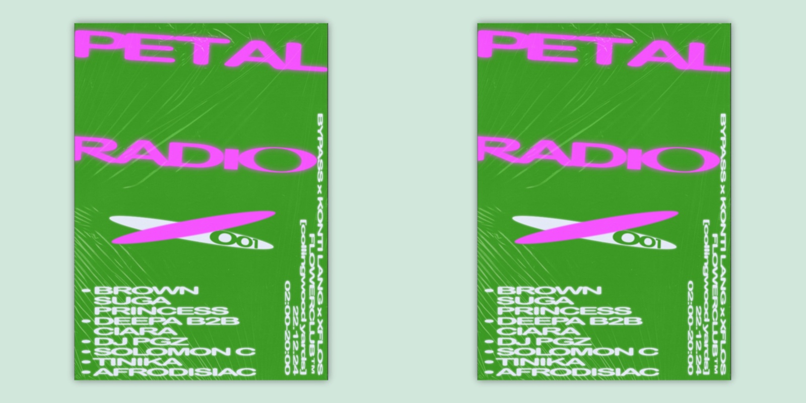 Banner image for  ✿ PETAL RADIO 001  ✿ Bypass x Konti Lang x X-Flos  ✿