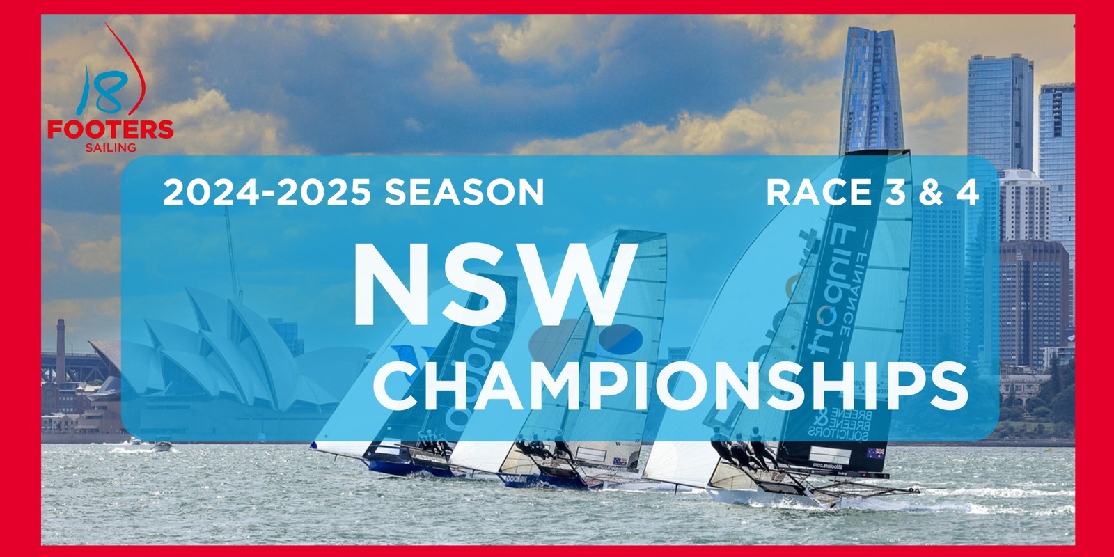 Banner image for 18 Footers - NSW Championships Race 3 & 4 Ferry