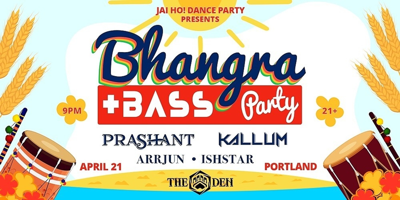 Banner image for Portland: Bhangra & Bass Party | DJ Prashant - Kallum - Arrjun - Ishstar