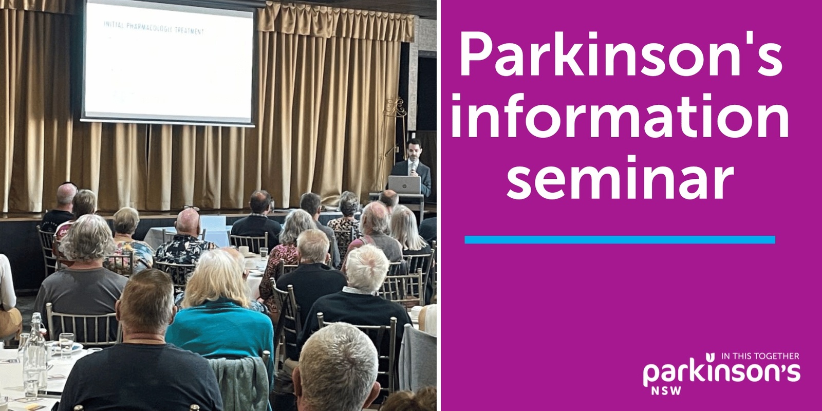 Banner image for Parkinson's Information Seminar - Ryde 5 December 2024 