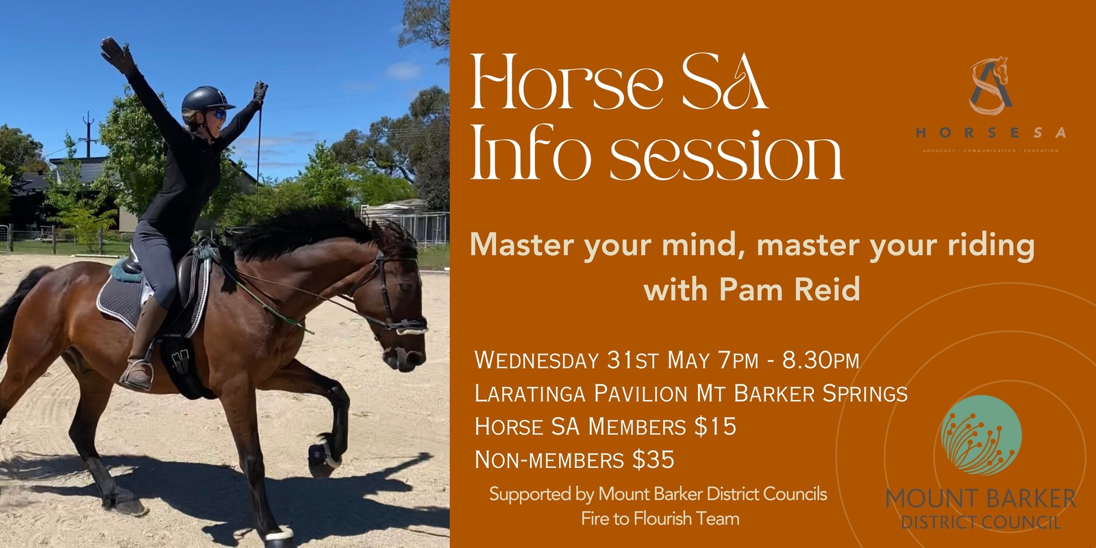 Banner image for Horse SA info session - Master your mind, master your riding 