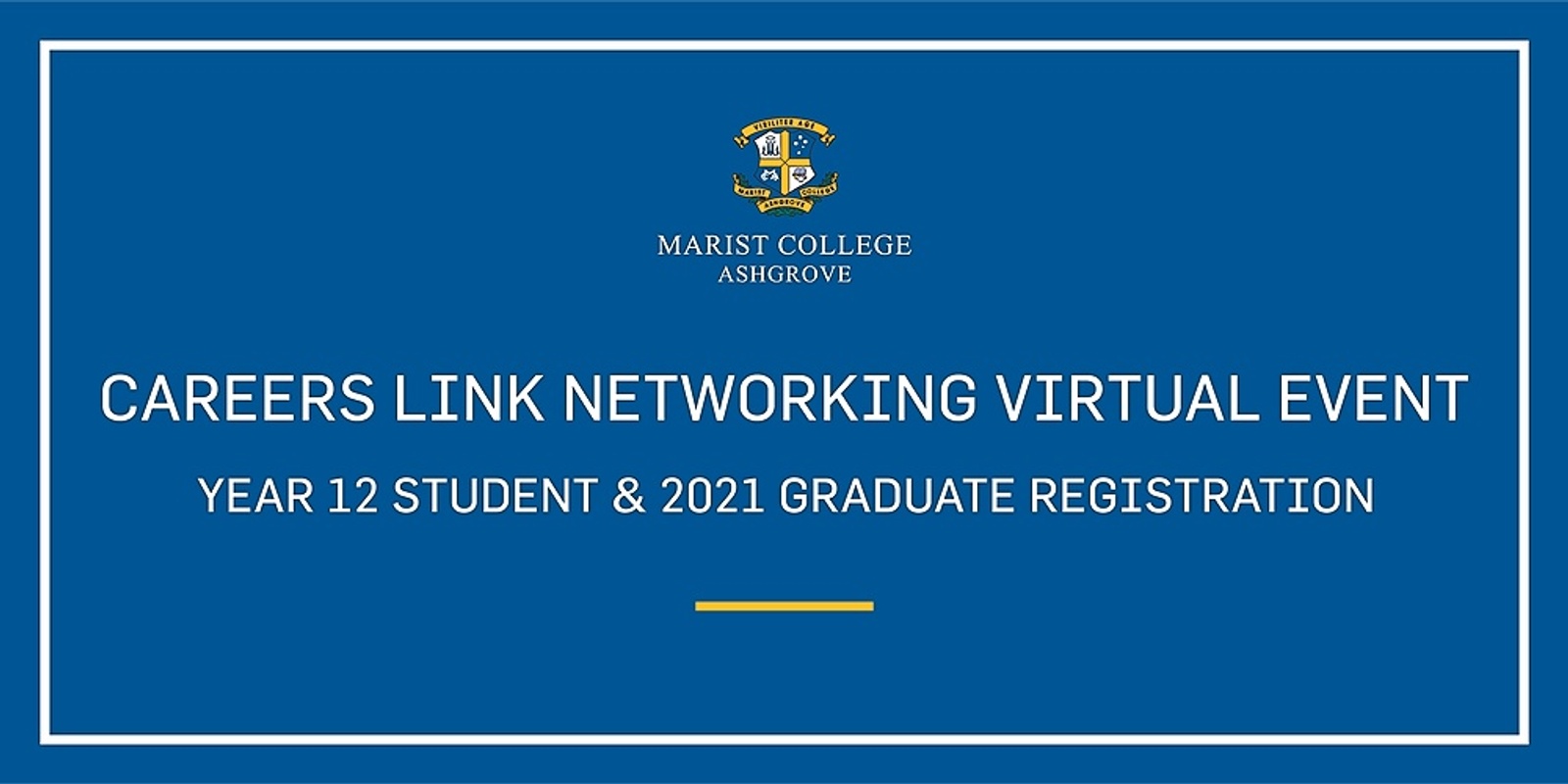 Banner image for Careers Link Networking Virtual Event – Year 12 Student and 2021 Graduate Registration