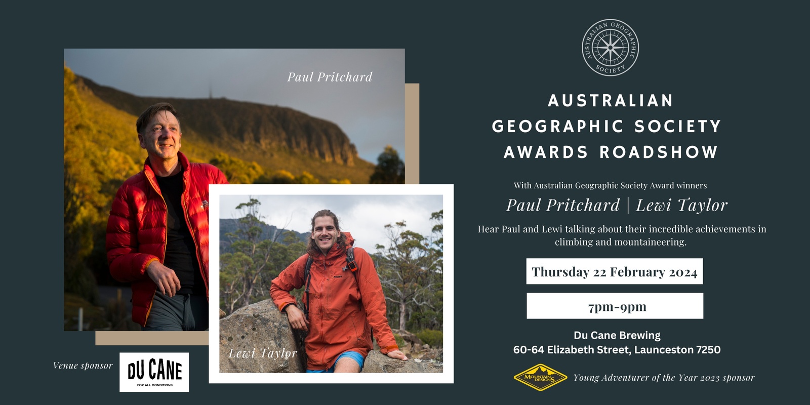 Banner image for Australian Geographic Society Awards Roadshow