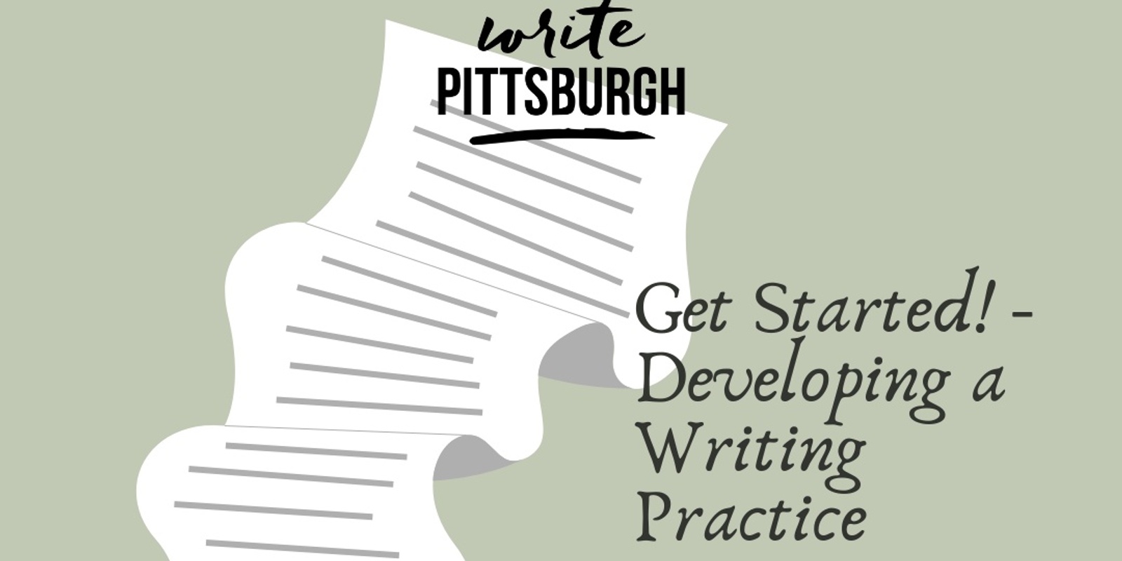 Banner image for Get Started! - Developing a Writing Practice