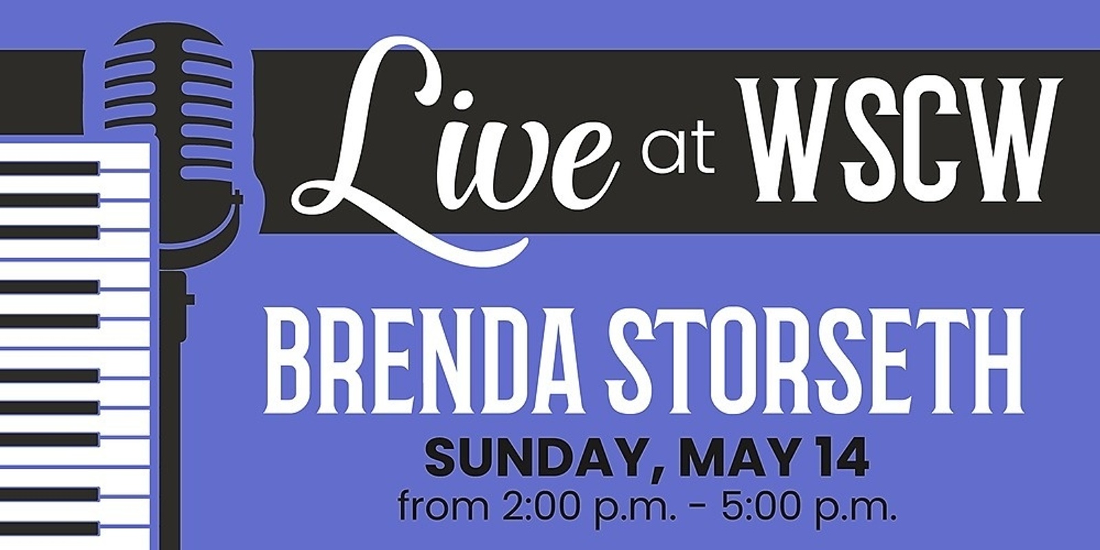 Banner image for Brenda Storseth Live at WSCW May 14