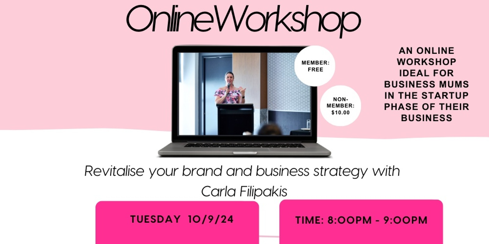 Banner image for Revitalise your brand and business strategy online workshop