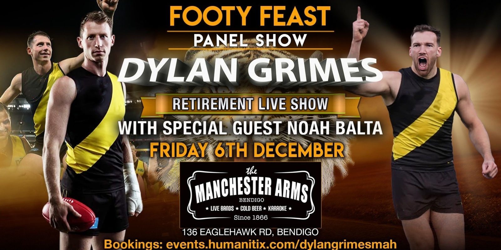 Banner image for Dylan Grimes Retirement "Live Show"