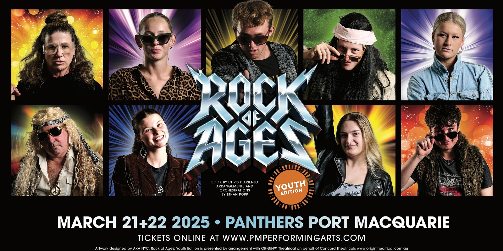 Banner image for ROCK OF AGES presented by Port Macquarie Performing Arts