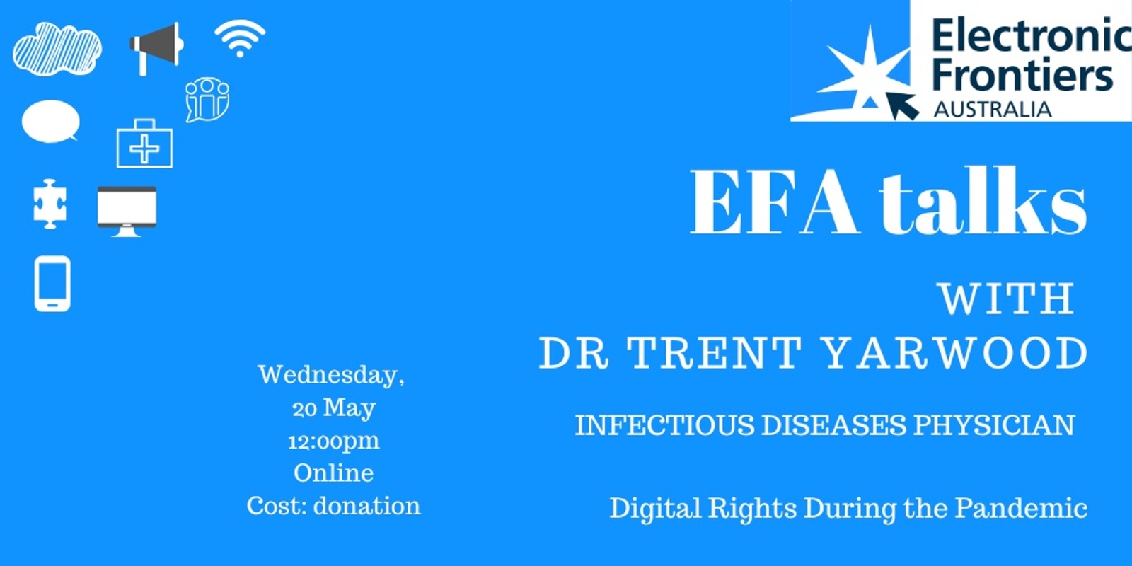Banner image for EFA talks with Dr Trent Yarwood