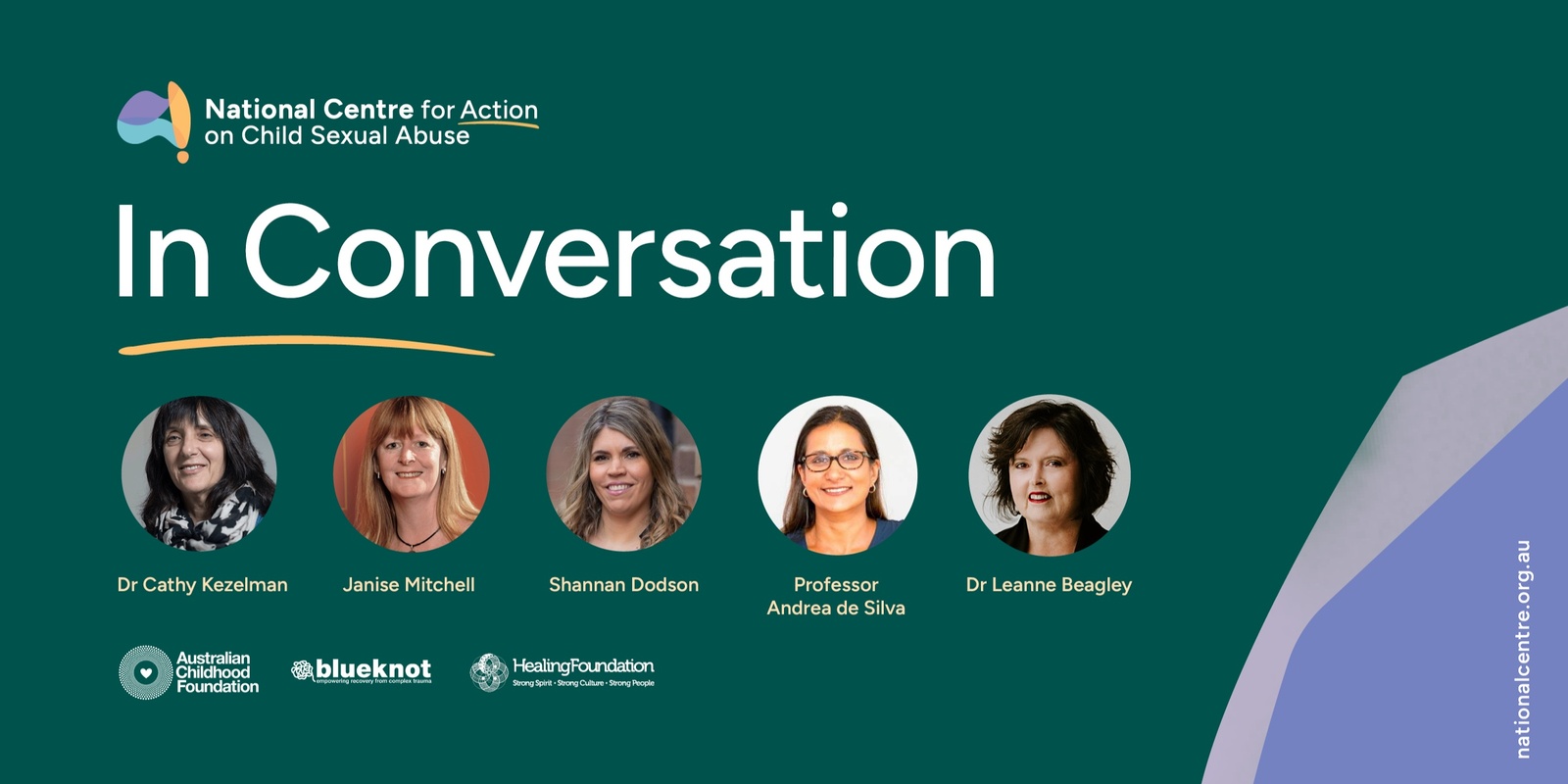 Banner image for In Conversation - The Australian Child Sexual Abuse Attitudes, Knowledge and Response Study: What can we learn to inform our collective efforts