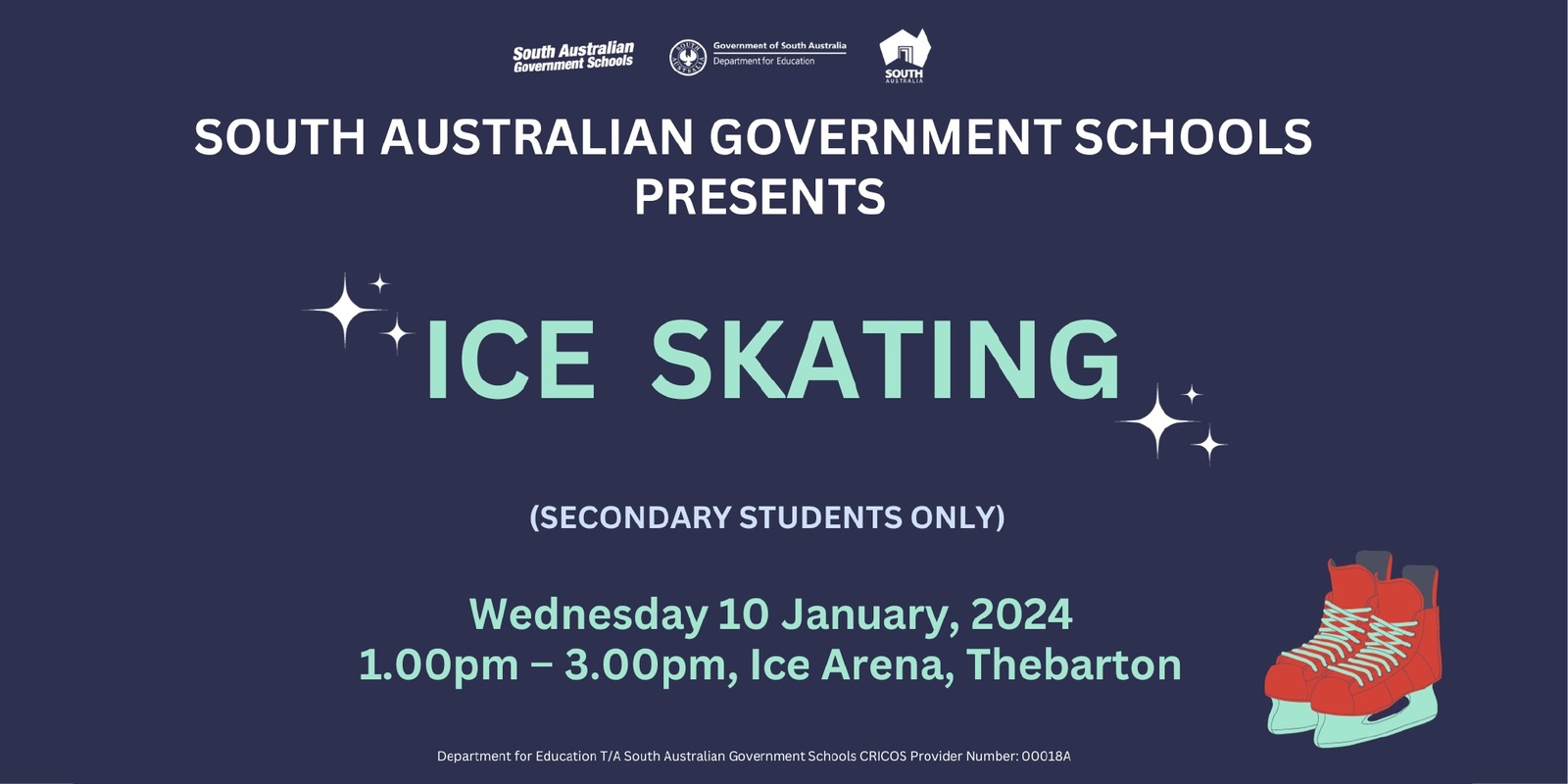 Banner image for  January 2024 School Holiday Program - Ice Skating for Secondary Students