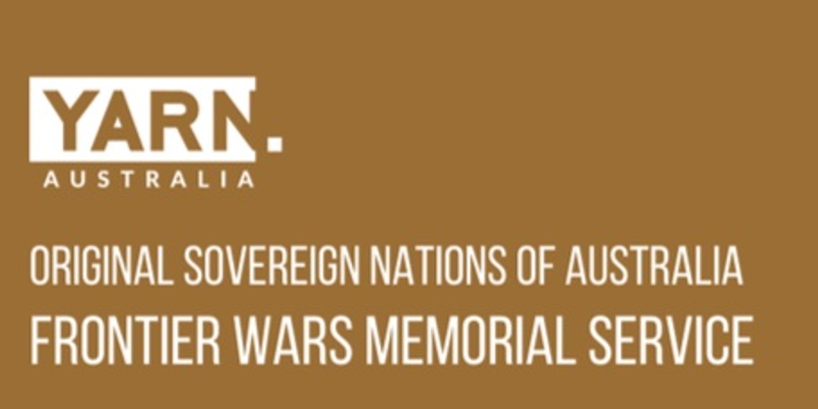 Banner image for Frontier Wars Memorial Event