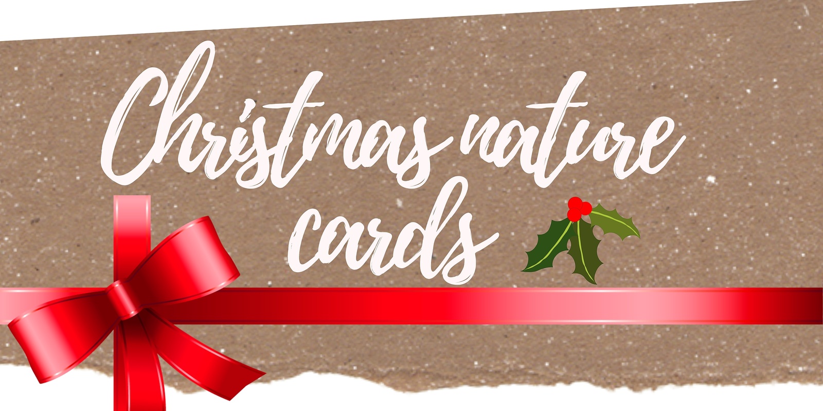 Banner image for Christmas nature cards 