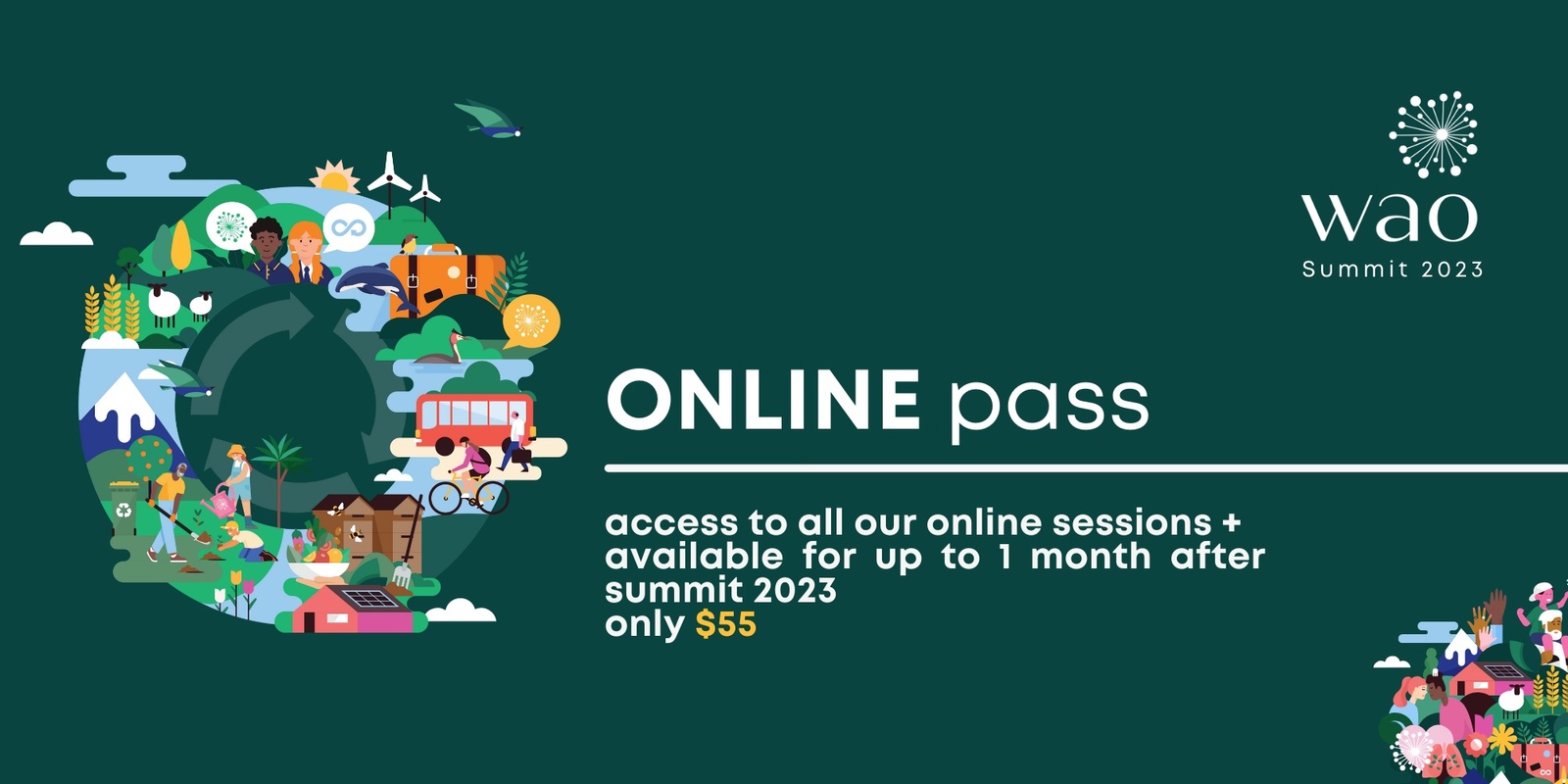 Banner image for Wao Summit 2023 Online Pass