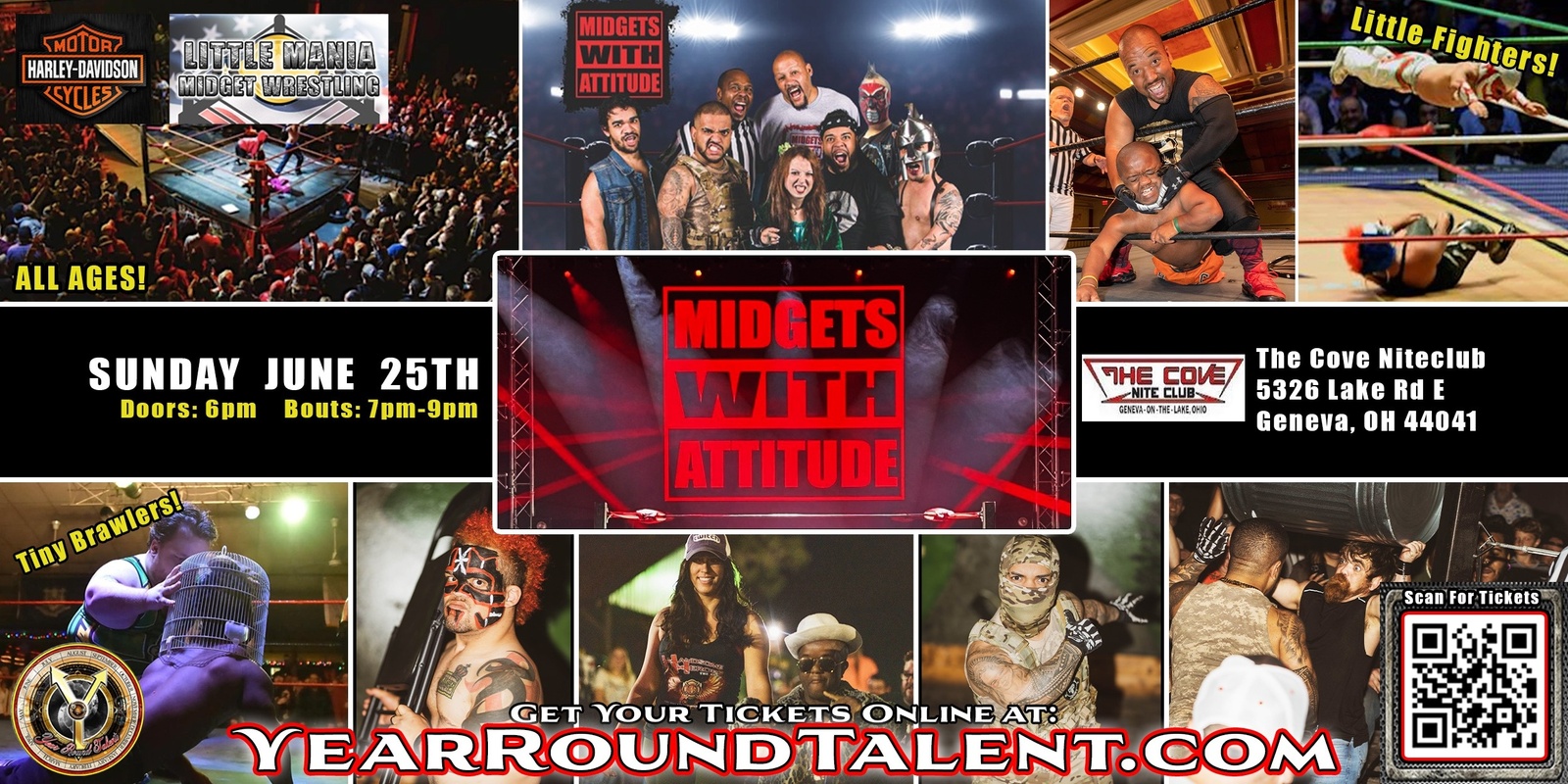 Banner image for Geneva, OH - Midgets With Attitude: Little Mania Rips Through the Ring!