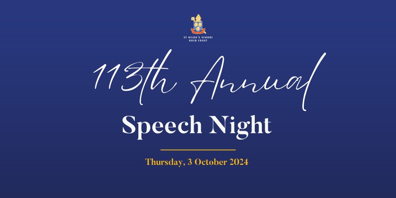 Banner image for St Hilda’s School Years 7-12 Speech Night