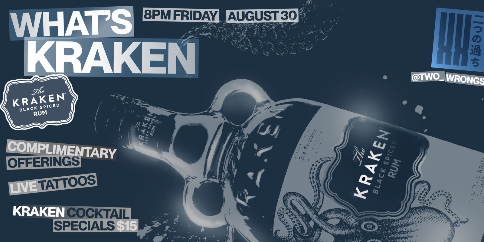 Banner image for What's Kraken: Kraken Party at Two Wrongs