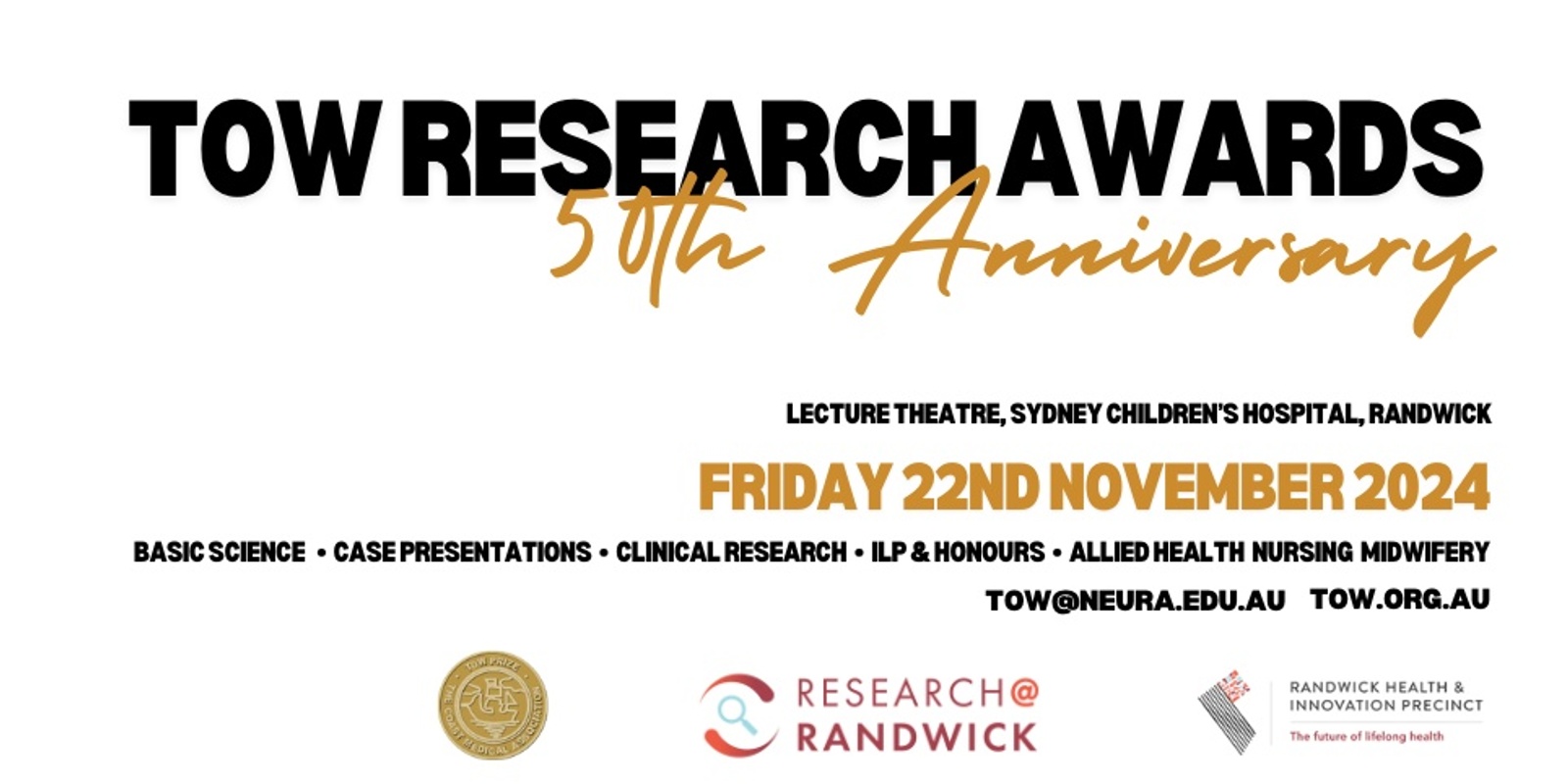 Banner image for Tow Research Awards 2024