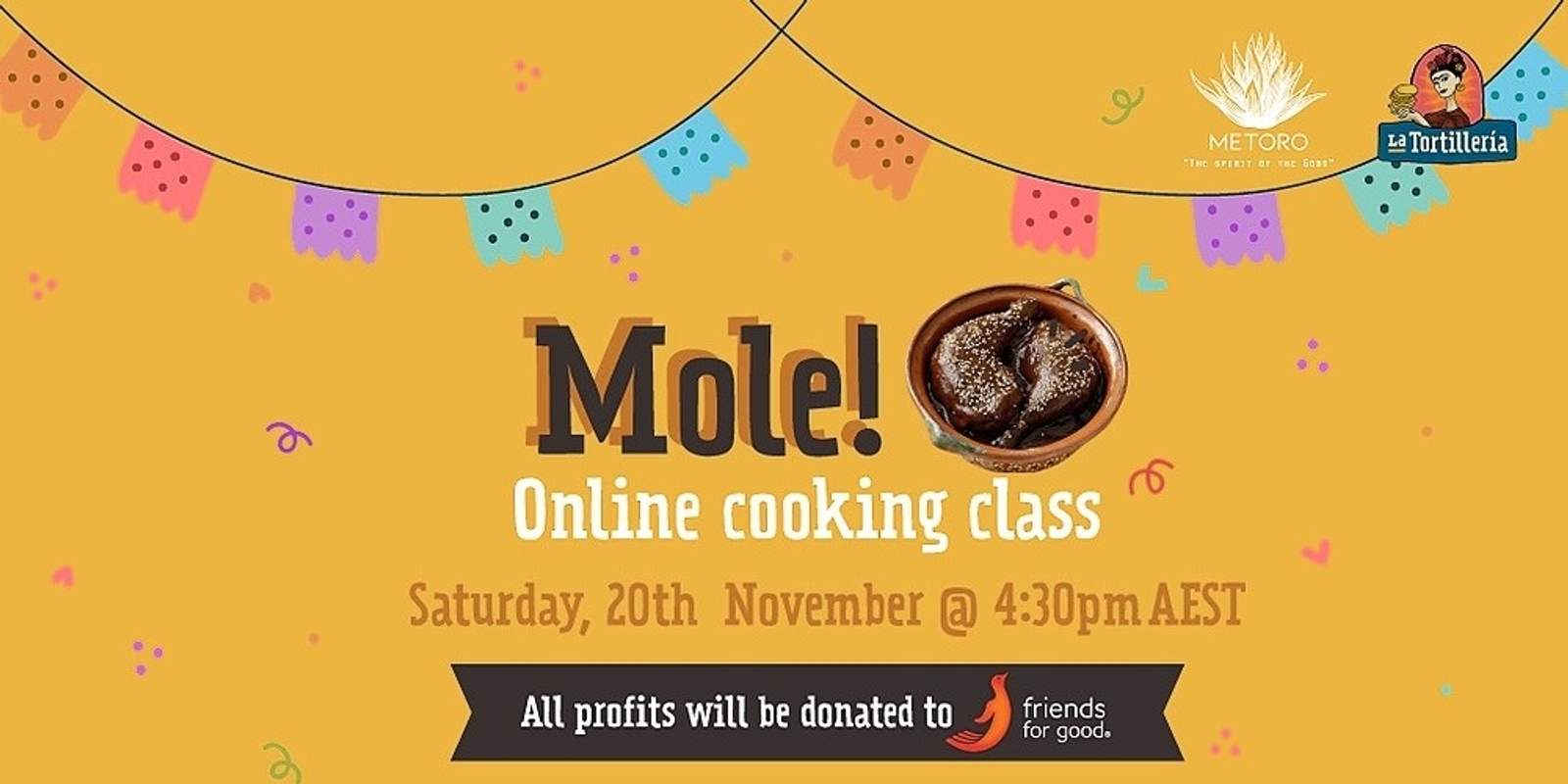 Banner image for Online cooking class: MEXICAN MOLE