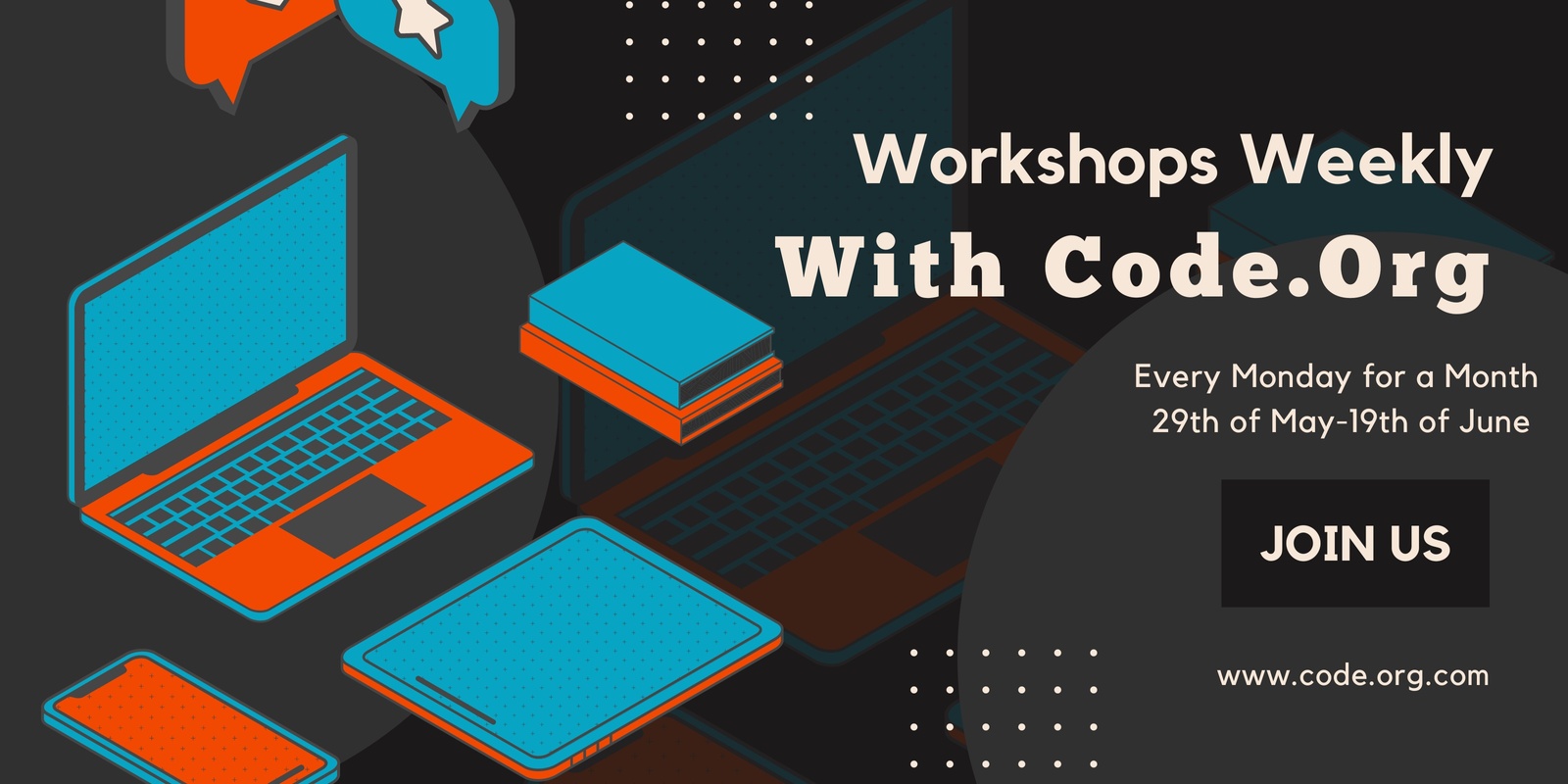 Banner image for Workshops with Code.Org