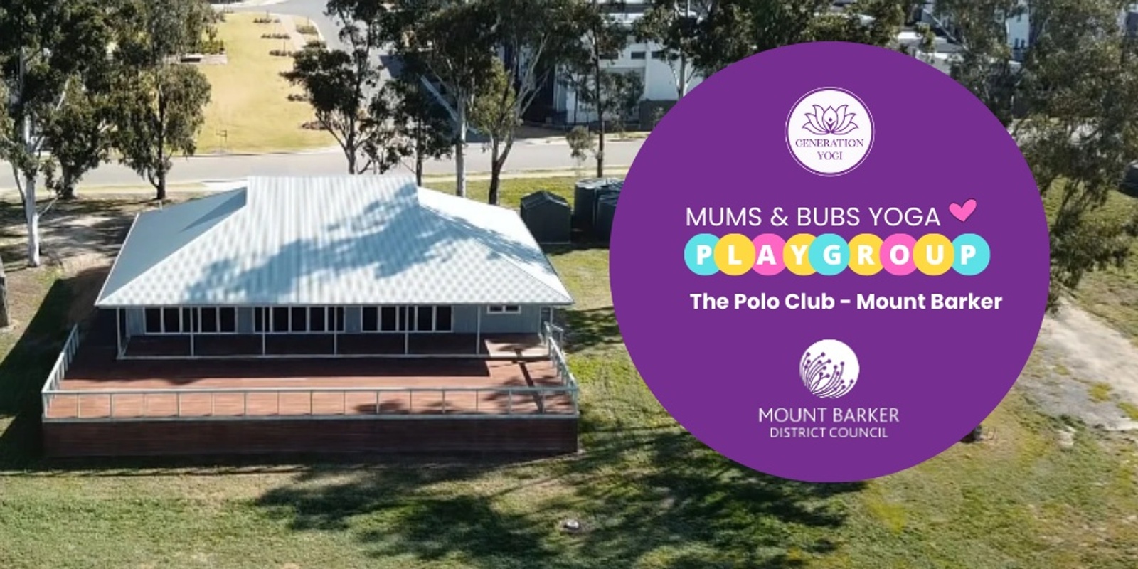 Banner image for ❤️ Mount Barker T4 - Mums and Bubs Yoga Playgroup ❤️