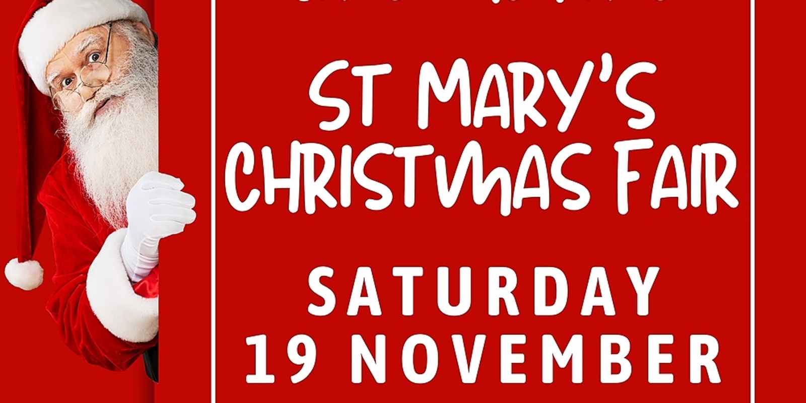 Banner image for 2022 ST MARY'S CHRISTMAS FAIR - ARMBANDS